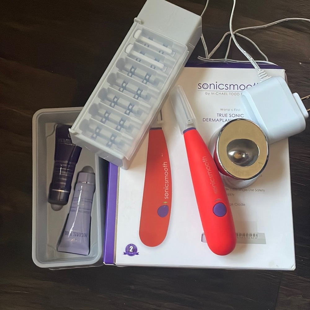 Used but still new. I took care of it. I will also include two to use to shave